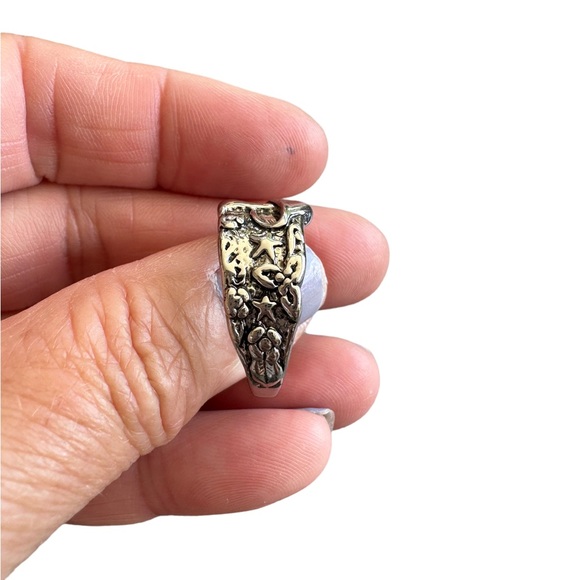 Sterling Silver Mushroom Design Ring - Picture 5 of 9